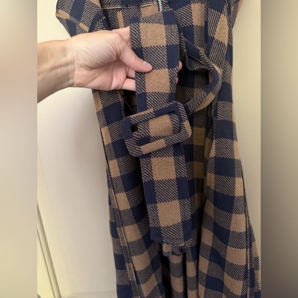 Free People Plaid Jumpsuit - Picture 5 of 9